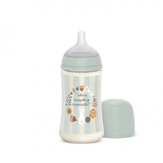 SUAVINEX BUTELKA SX PRO ŚREDNI PRZEPŁYW WONDERLAND 270ML MIĘTOWA