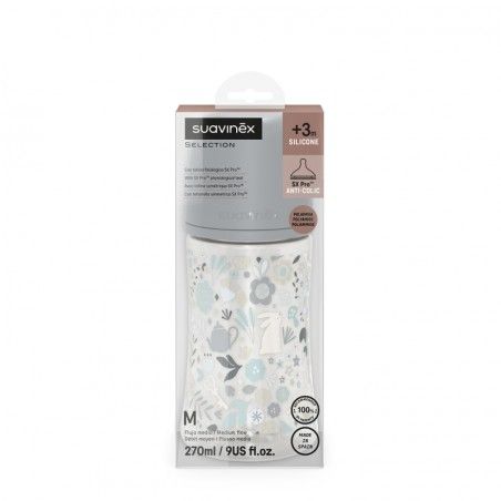 SUAVINEX BUTELKA SX PRO ŚREDNI PRZEPŁYW WONDERLAND 270ML NIEBIESKA LIBERTY
