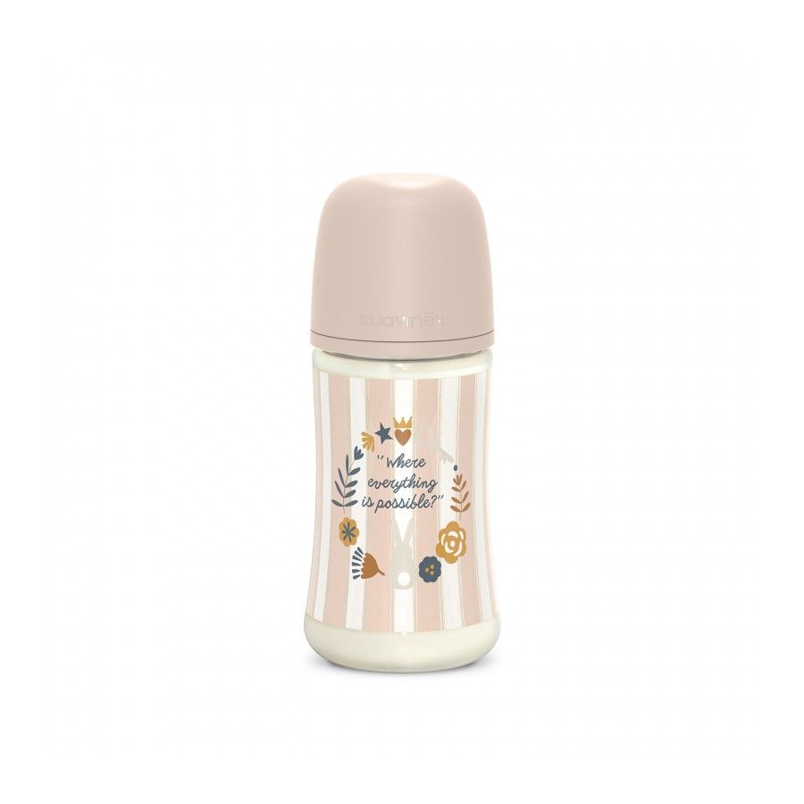 SUAVINEX Flaska SX Pro Middle Flow Wonderland 270ml Rosa