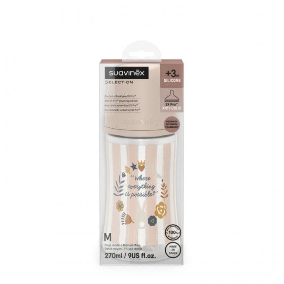 SUAVINEX 瓶子SX Pro中流仙境270ml粉红色