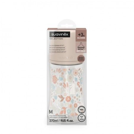 SUAVINEX Flasche SX PRO Middle Flow Wonderland 270ml Rosa Freiheit