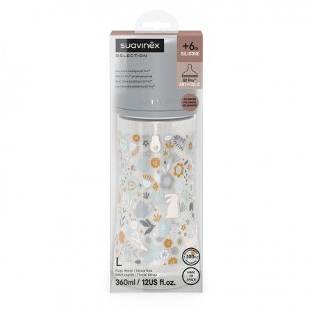 SUAVINEX BUTELKA SX PRO SZYBKI PRZEPŁYW WONDERLAND 360 ML NIEBIESKA LIBERTY