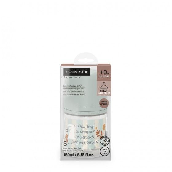 SUAVINEX BUTELKA SX PRO WOLNY PRZEPŁYW WONDERLAND 150 ML MIĘTOWA