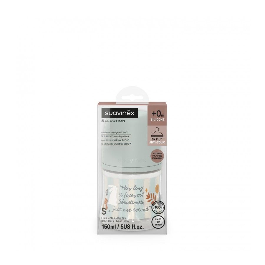 SUAVINEX BUTELKA SX PRO WOLNY PRZEPŁYW WONDERLAND 150 ML MIĘTOWA