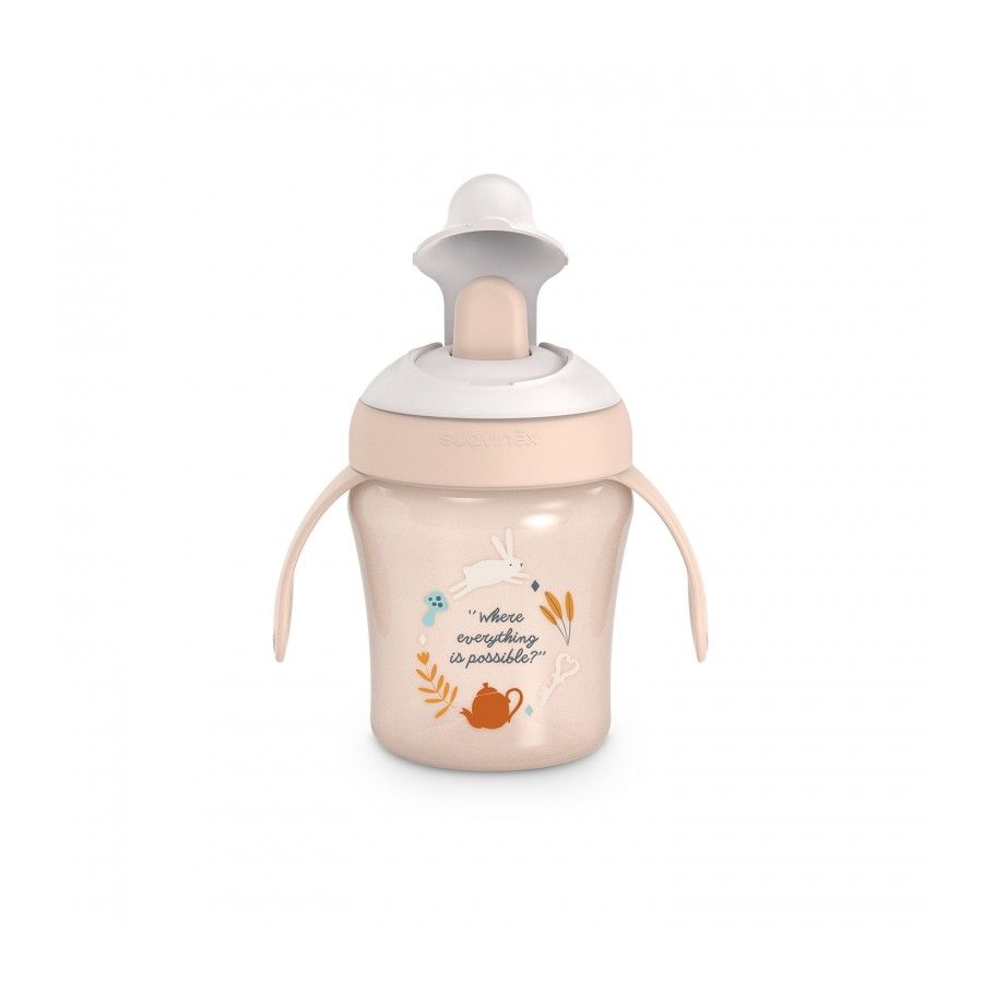 SUAVINEX KUBEK DO NAUKI PICIA 200 ML WONDERLAND RÓŻOWY