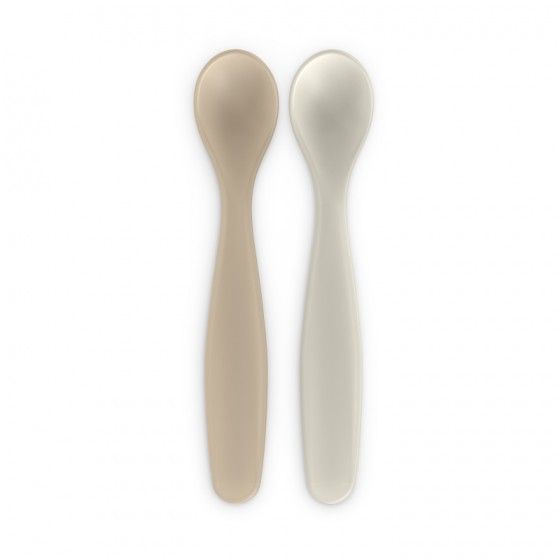 SUAVINEX Nourrir les cuillères à café de deux pack beige et caramel