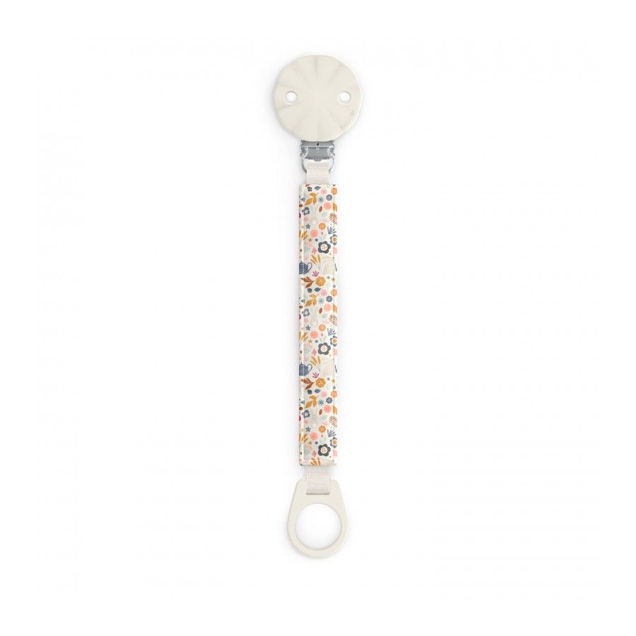 SUAVINEX Pacifier Clip med Ribbon Wonderland Beige Liberty