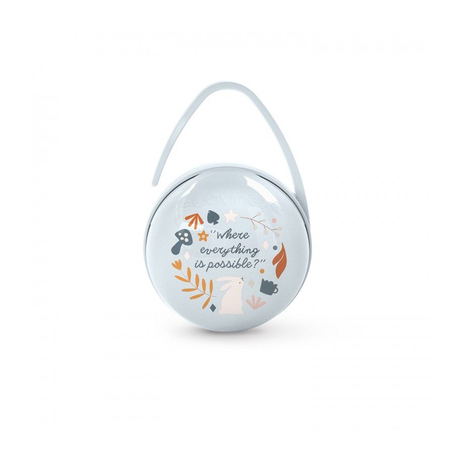 SUAVINEX PODWÓJNE ETUI NA SMOCZKI WONDERLAND NIEBIESKIE