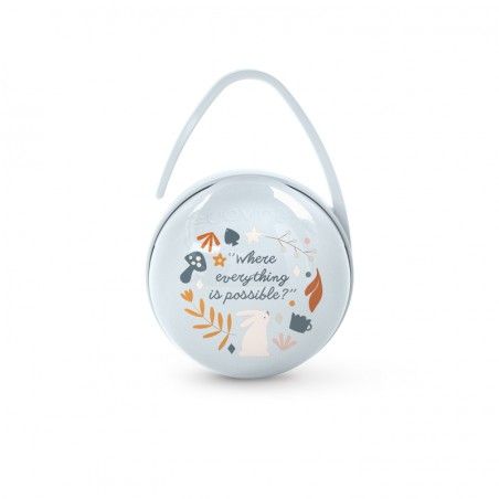 SUAVINEX PODWÓJNE ETUI NA SMOCZKI WONDERLAND NIEBIESKIE