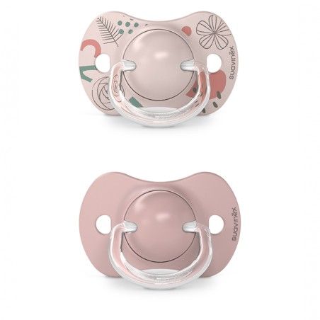 SUAVINEX Physiologischer Schnuller SX Pro 6-18m Gehen Sie im rosa Park (2 Stück)