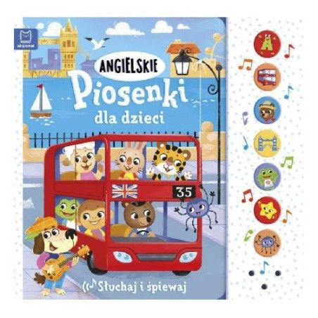 AKSJOMAT ANGIELSKIE PIOSENKI DLA DZIECI. SŁUCHAJ I ŚPIEWAJ. WYDANIE 2