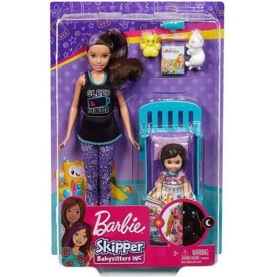 Barbie Skipper opiekunka + lalka FHY97
