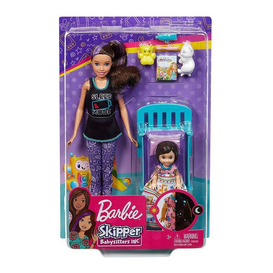Barbie Skipper le gardien + une poupée FHY97