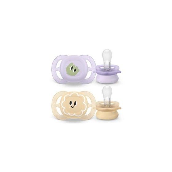 Philips Avent Ultra Start Day Smoczek 0-2 m Deco Fiolet