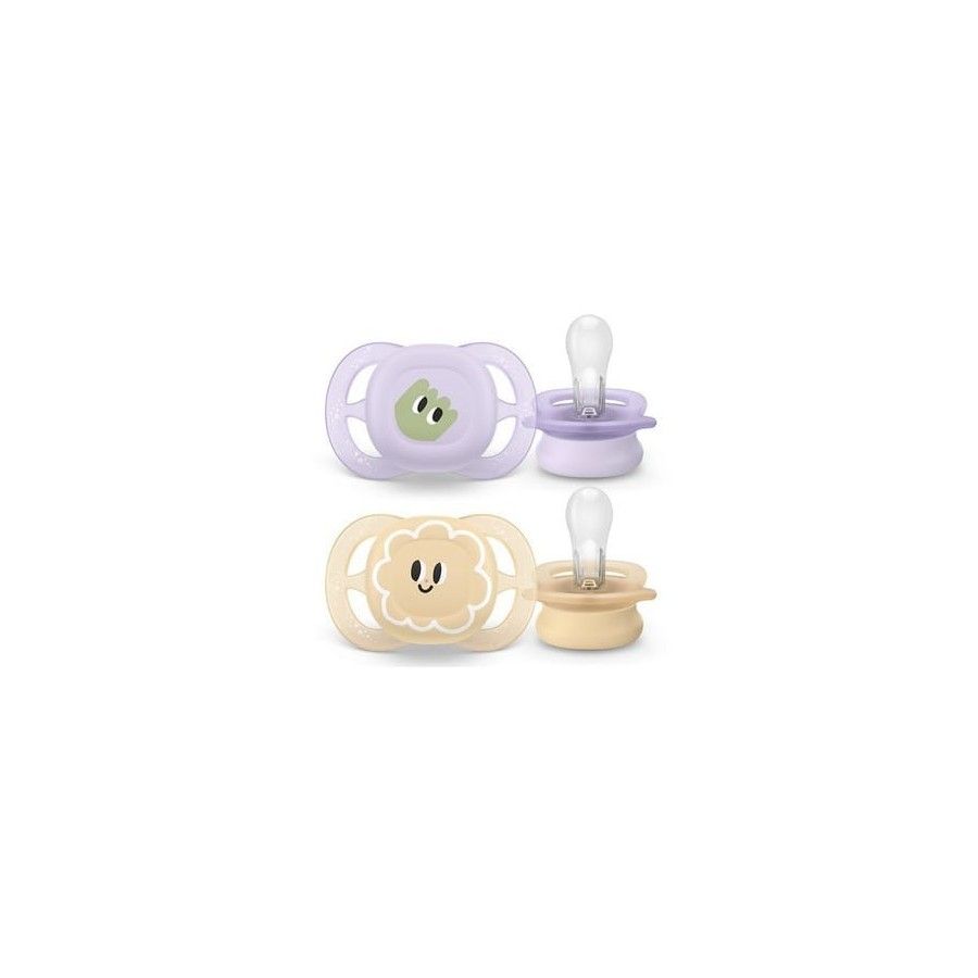 Philips Avent Ultra Start Day Smoczek 0-2 m Deco Fiolet