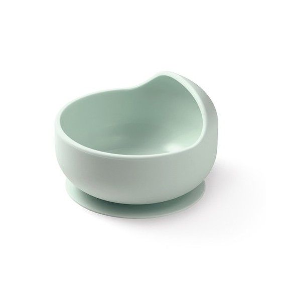 Babyon silicone bowl with a suction cup of mint