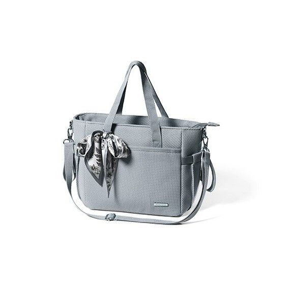 Babyono Torba dla mamy / do wózka CARMEN szara