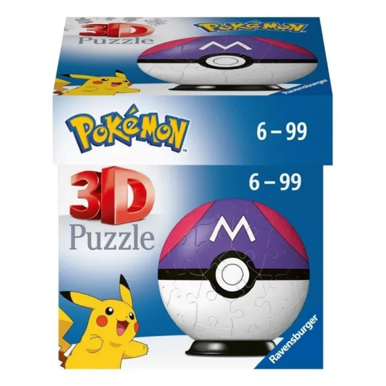 Ravensburger Lengyelország Puzzle 54 Elements 3D Sphere Pokemon Master
