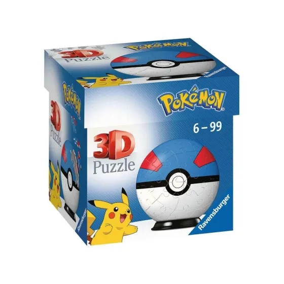 Ravensburger Polska Puzzle 54 elemnty 3D Kula, Pokemon