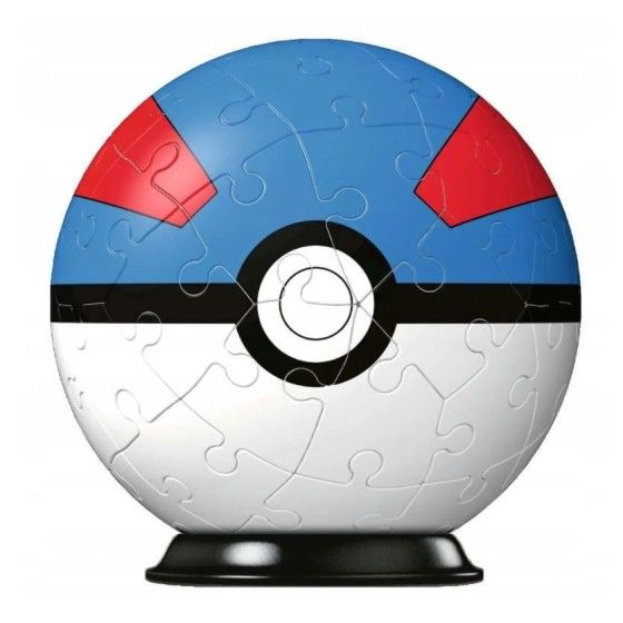 Ravensburger Polska Puzzle 54 elemnty 3D Kula, Pokemon niebieska