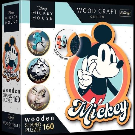Trefl Puzzle 160 Wooden components Contour Mickey Mouse