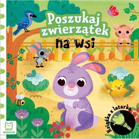 Axiom. Hľadať zvieratá na vidieku. Kniha s baterkou