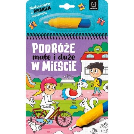 Axiom sfarbenie knihy s vodou späť. Malé a veľké výlety. V meste