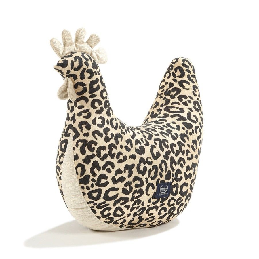 La Millou Poduszka Kura Babci Dany Bamboo LEOPARD CREAM by