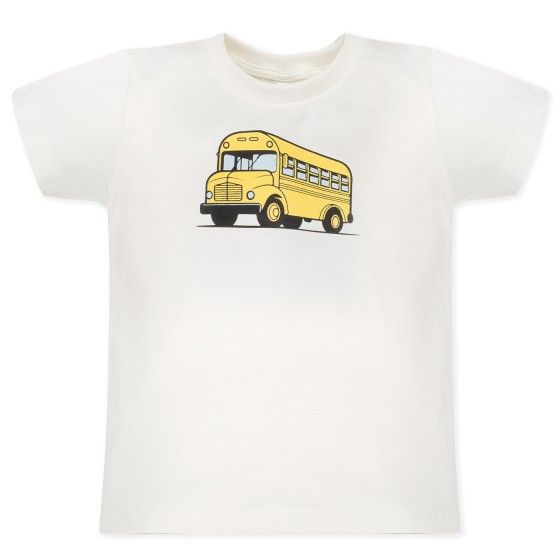 Pinokio T-shirt Ecru met leuke tijd 80 bus