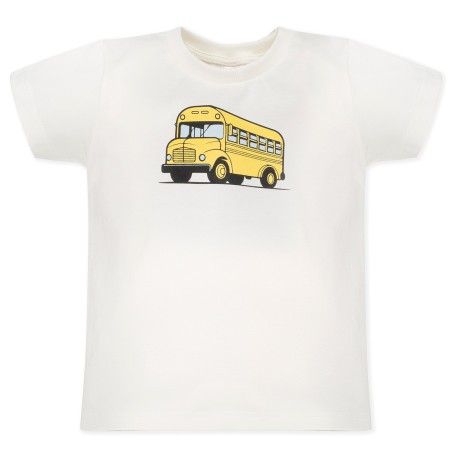 Pinokio Camiseta ECRU con tiempo divertido 86 Autobús