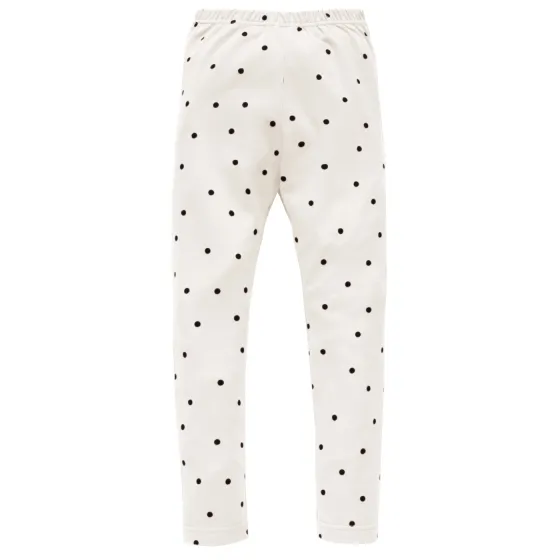 Pinokio Leginsy ecru w groszki Tres Bien 62