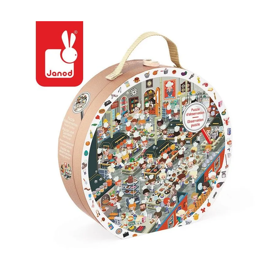 Puzzle obserwacyjne w walizce Restauracja, Janod Puzzle obserwacyjne w walizce Restauracja, Janod
