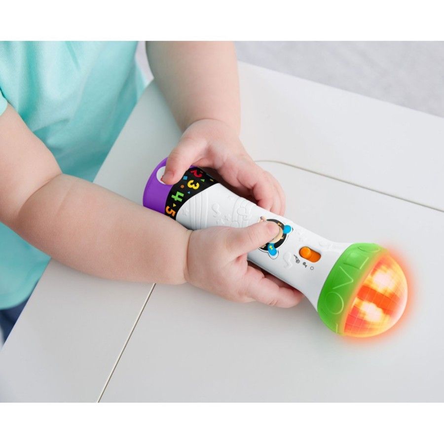 Fisher Price Peutermicrofoon-zing en record!