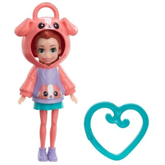 Polly Pocket Doll med ett hänge HKV98 HKW01 - 194735109104