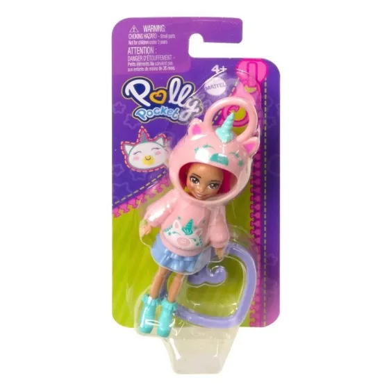 Polly Pocket Doll s HKV98 HKW02 prívesok