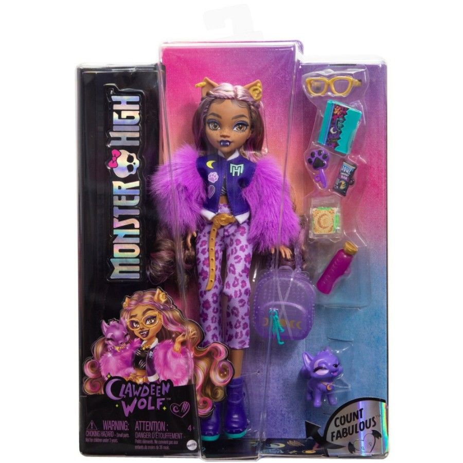 Monster High Clawdeen with HRP65 Pet - 194735183579
