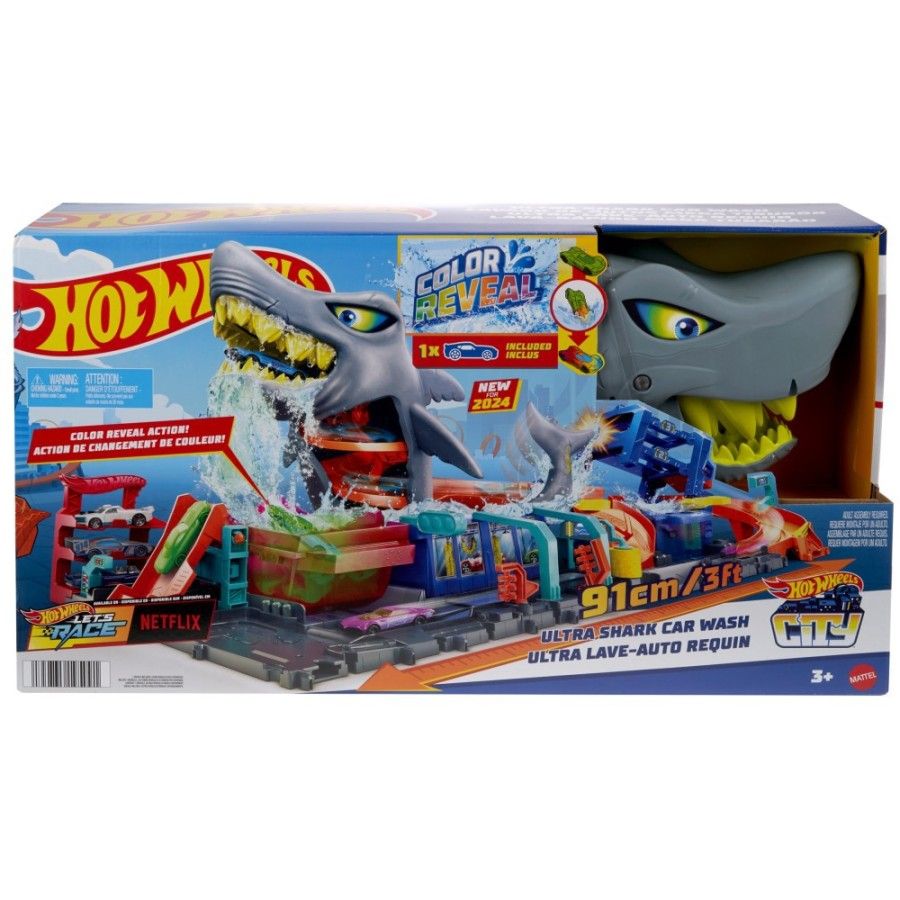 Hot Wheels City Shark Ultra Washing HTN82 - 194735195091