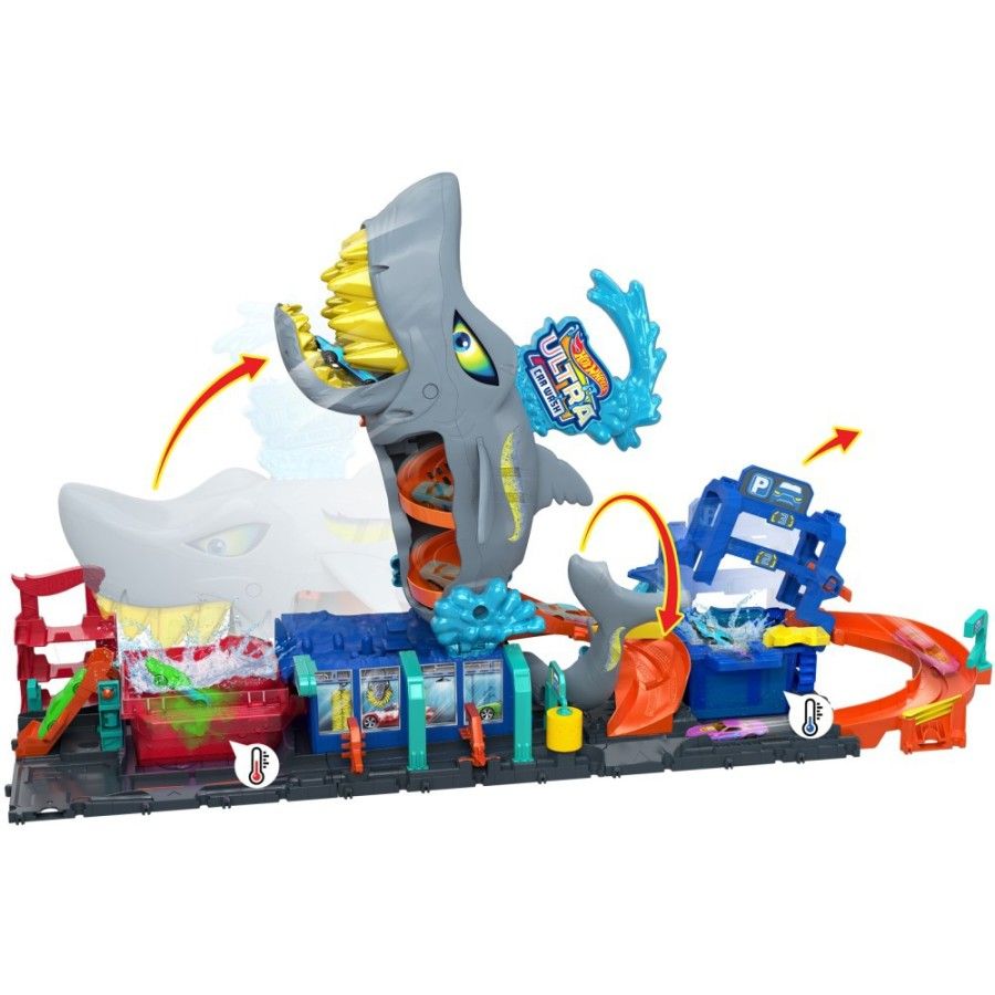 Hot Wheels City Shark Ultra Washing HTN82 - 194735195091