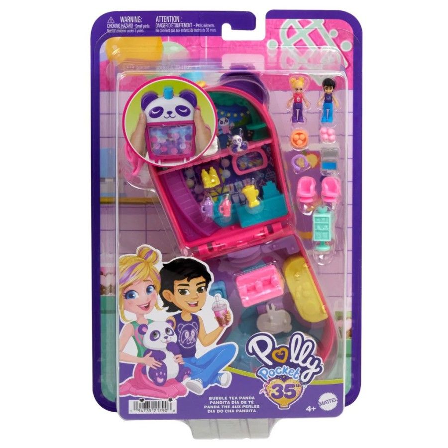 Polly Pocket Panda Compact Bubble Tea HWN95 - 194735217908