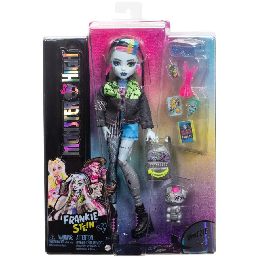 MONSTER HIGH Frankie Stein dżinsowa kurtka HXH73 - 194735230587