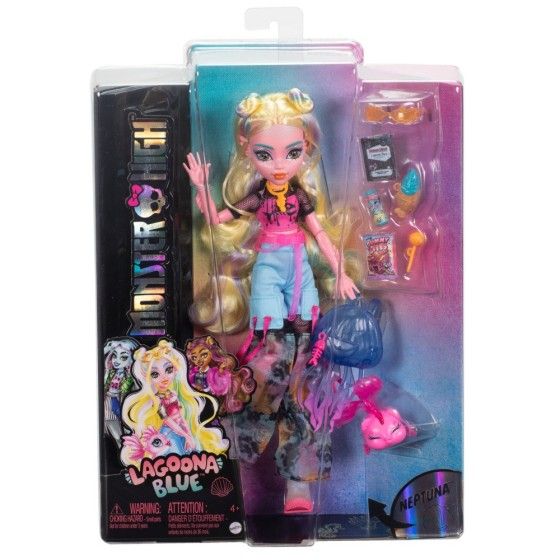 Monster High Lagoona Bleu + animal HXH75