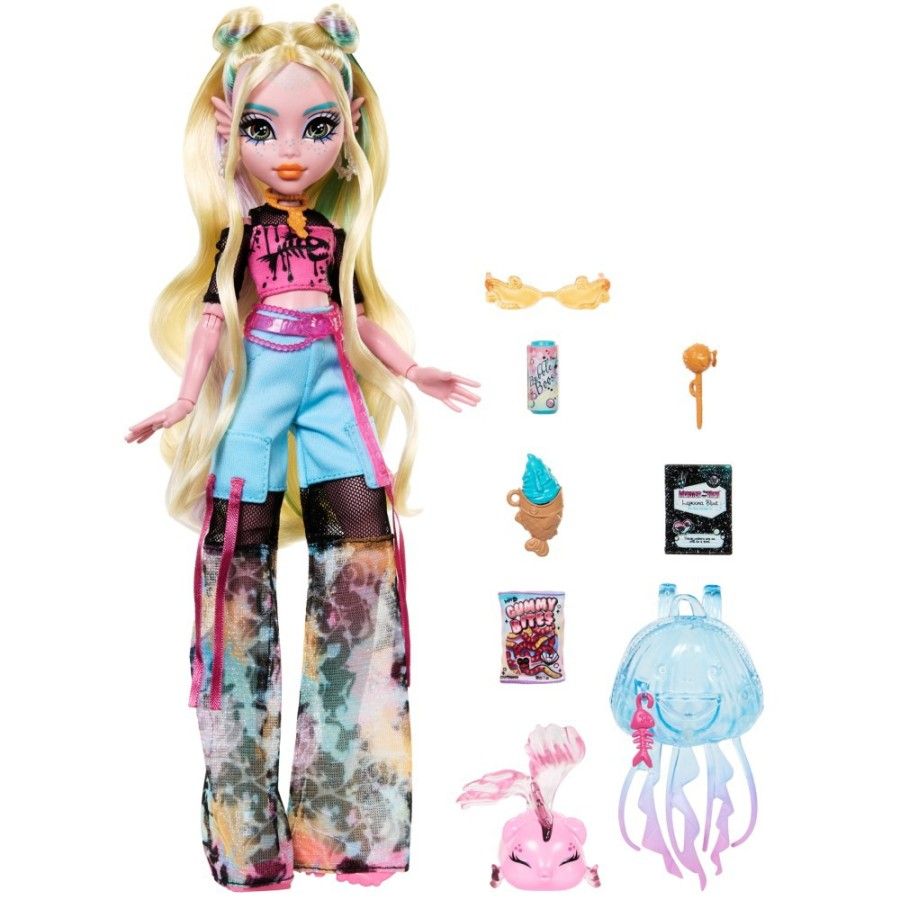 Monster High Lagoona Bleu + animal HXH75 - 194735230518
