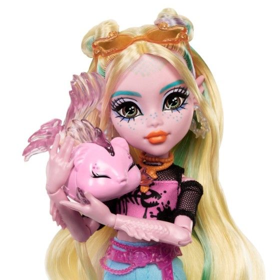 Monster High Lagoona Bleu + animal HXH75 - 194735230518