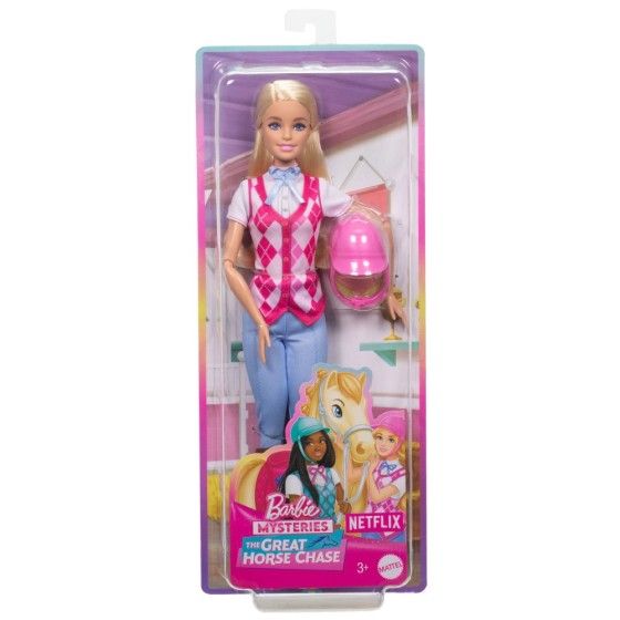 Barbie 骑师马里布电影娃娃HXJ38  -  194735230969