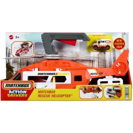 Matchbox-Hubschrauber Rettung 2in1 HXM74