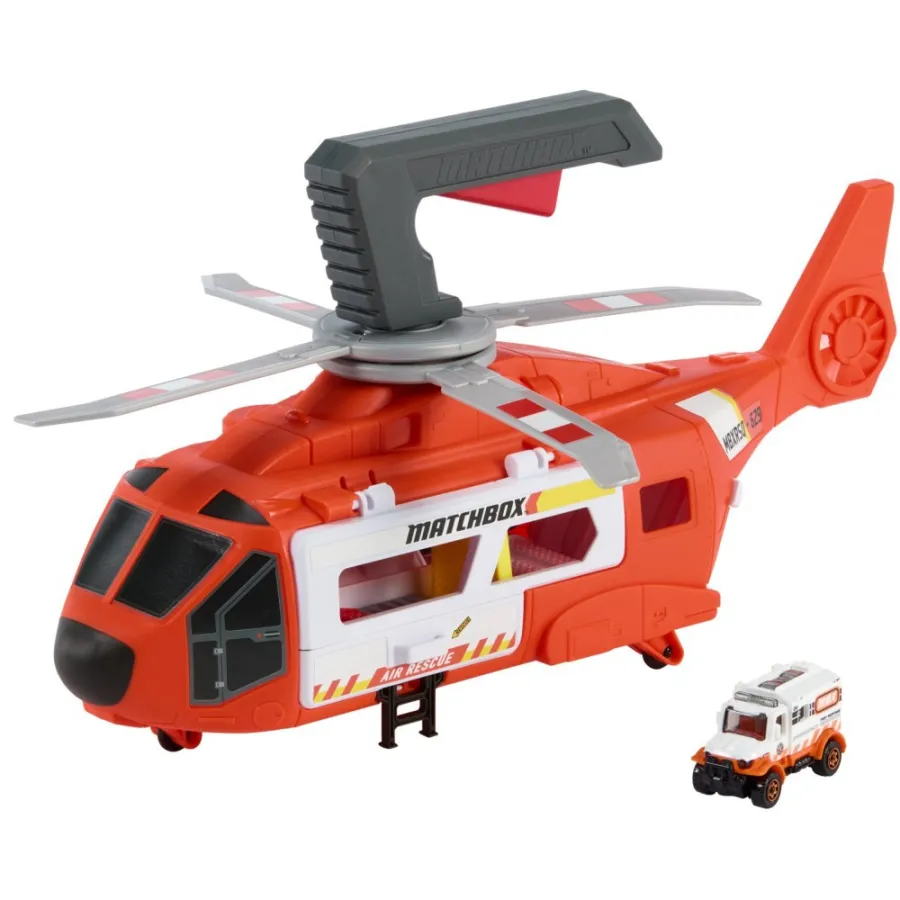 Streichhubbox Hubschrauber Rettung 2in1 HXM74 - 194735234325