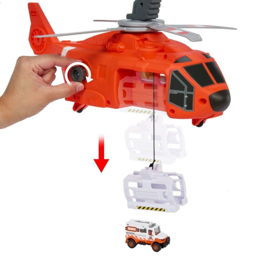Rescue d'hélicoptère d'allumettes 2IN1 HXM74 - 194735234325