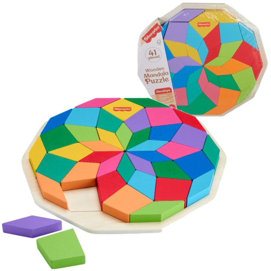 Fisher Price Wooden mandala puzzle HXT94 - 194735238460