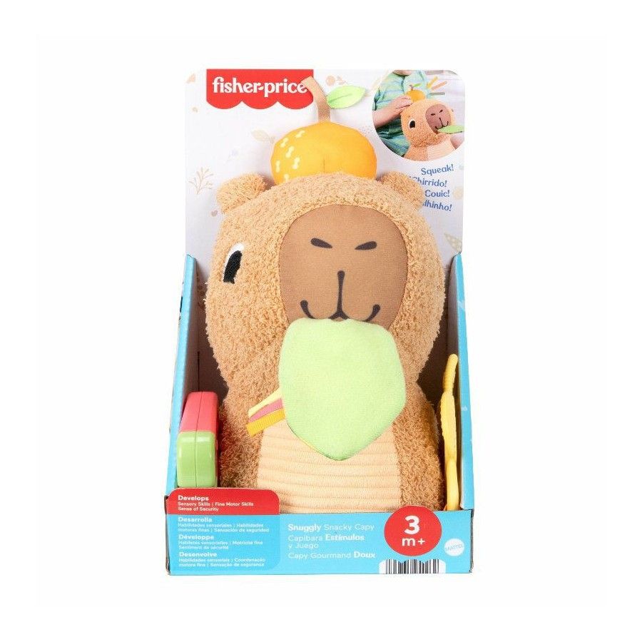 Fisher Price Kapibara sensoryczna przytulanka HYR54 -
