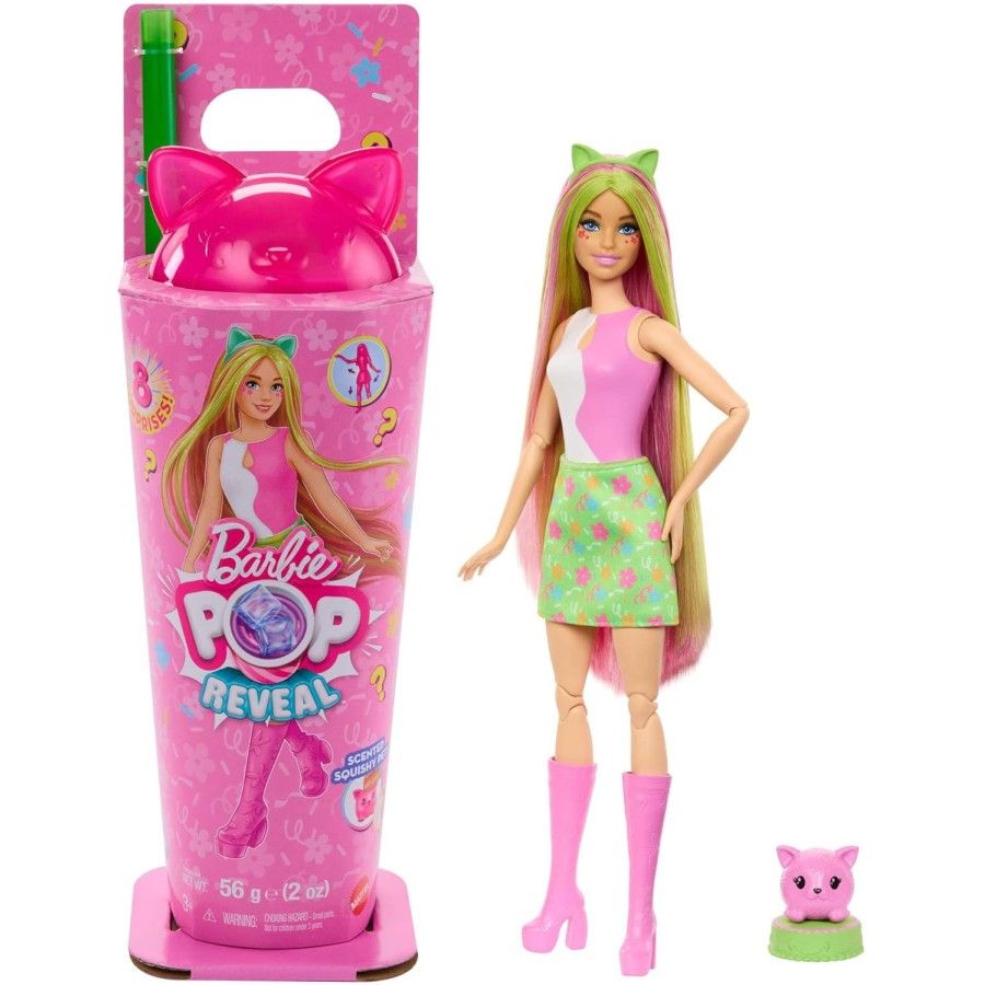 Barbie Pop Reveal Seria Shakes kotek JCN88 - 194735273911